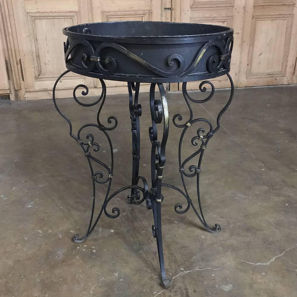 Early 20th Century 19th Century Wrought Iron Jardinière or Planter Box