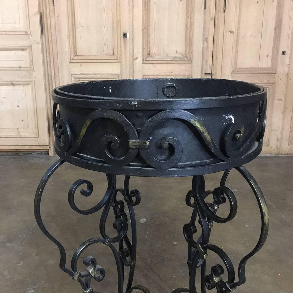 19th Century Wrought Iron Jardinière or Planter Box 2