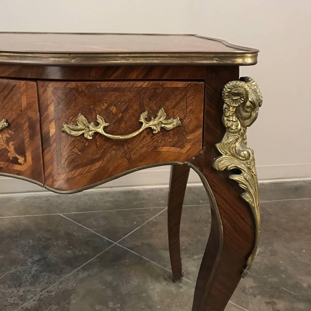 Late 19th Century 19th Century French Louis XIV Marquetry Desk