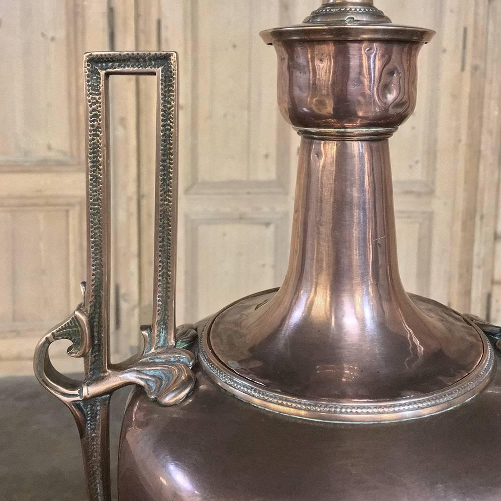 Belgian 19th Century Copper and Brass Samovar, Tea Server