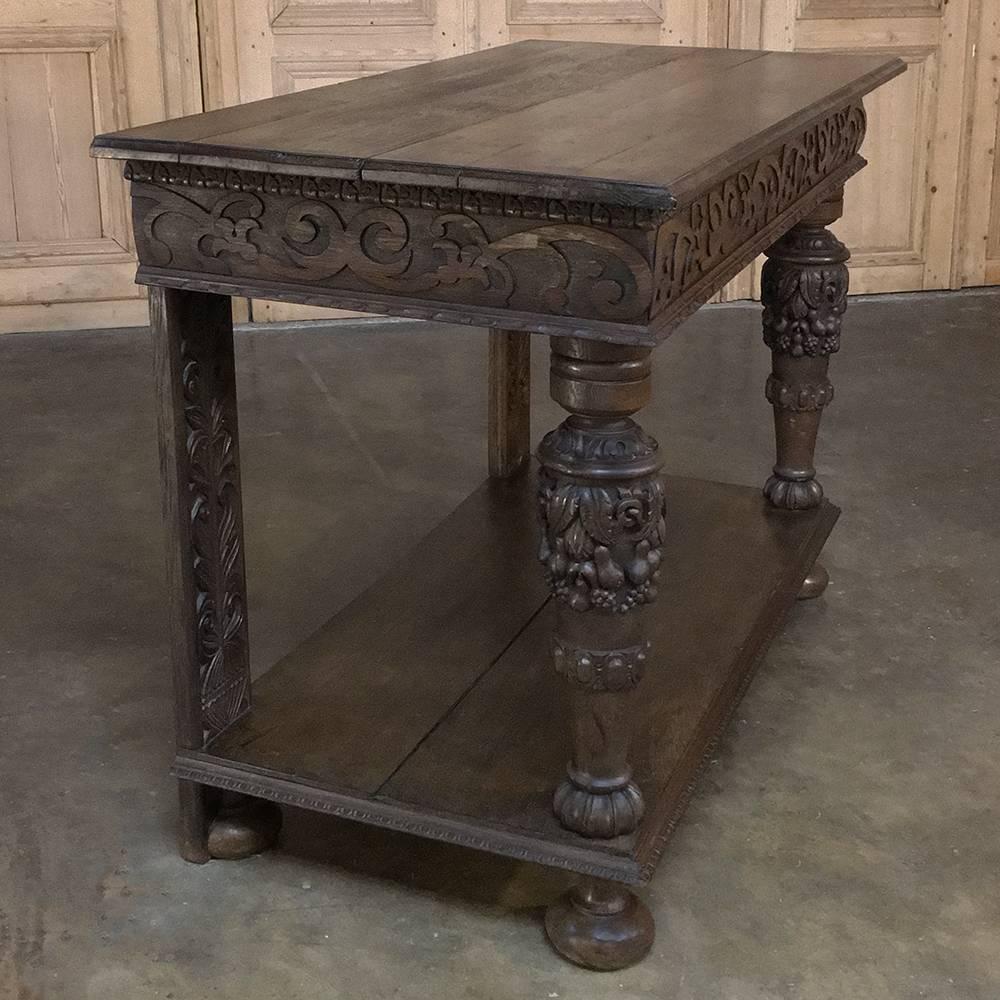 Late 19th Century 19th Century French Renaissance Console, Sofa Table