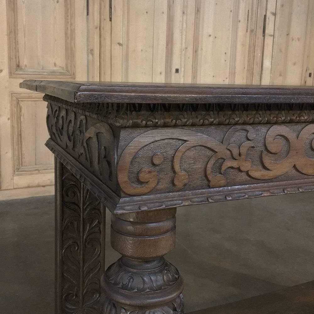 19th Century French Renaissance Console, Sofa Table 1