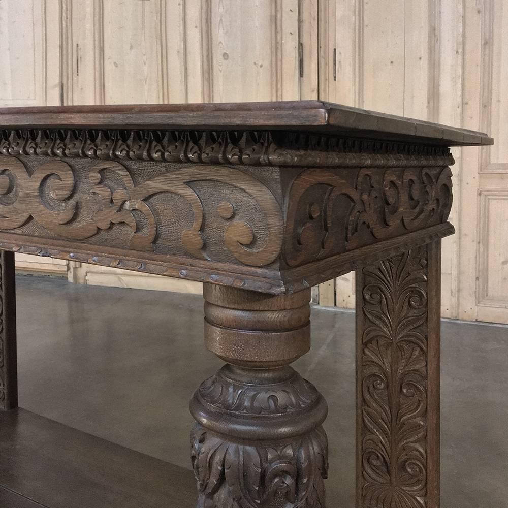 19th Century French Renaissance Console, Sofa Table 2