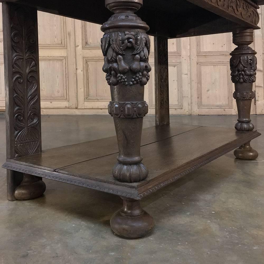 19th Century French Renaissance Console, Sofa Table 3