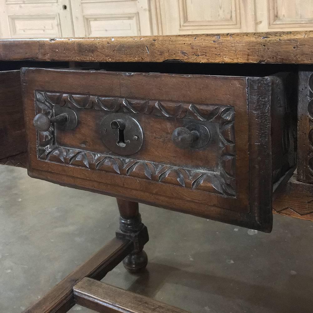 Hand-Crafted 18th Century Spanish Desk