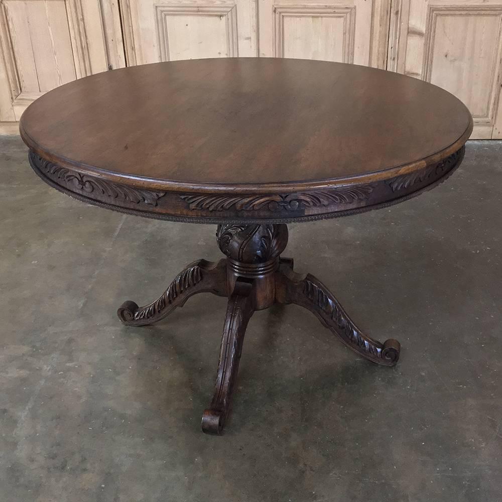 19th Century Italian Walnut Baroque Centre Table 1