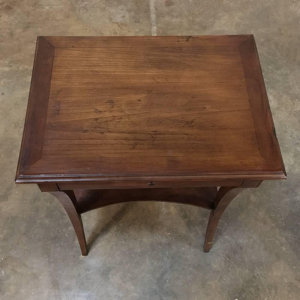 Pair of Mid-Century Directoire End Tables or Nightstands In Good Condition In Dallas, TX