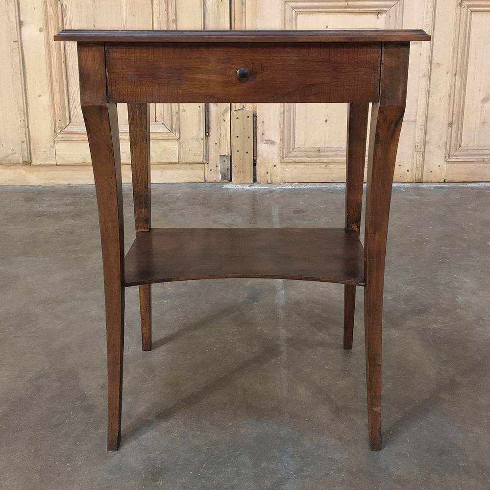 20th Century Pair of Mid-Century Directoire End Tables or Nightstands