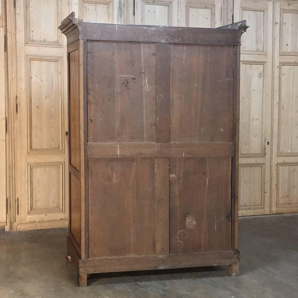 19th Century French Louis Philippe Mahogany Armoire 5