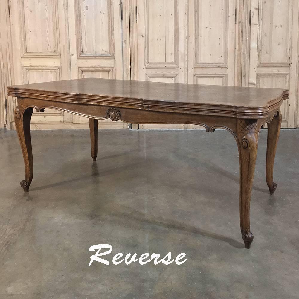 Antique Country French Draw-Leaf Dining Table 1