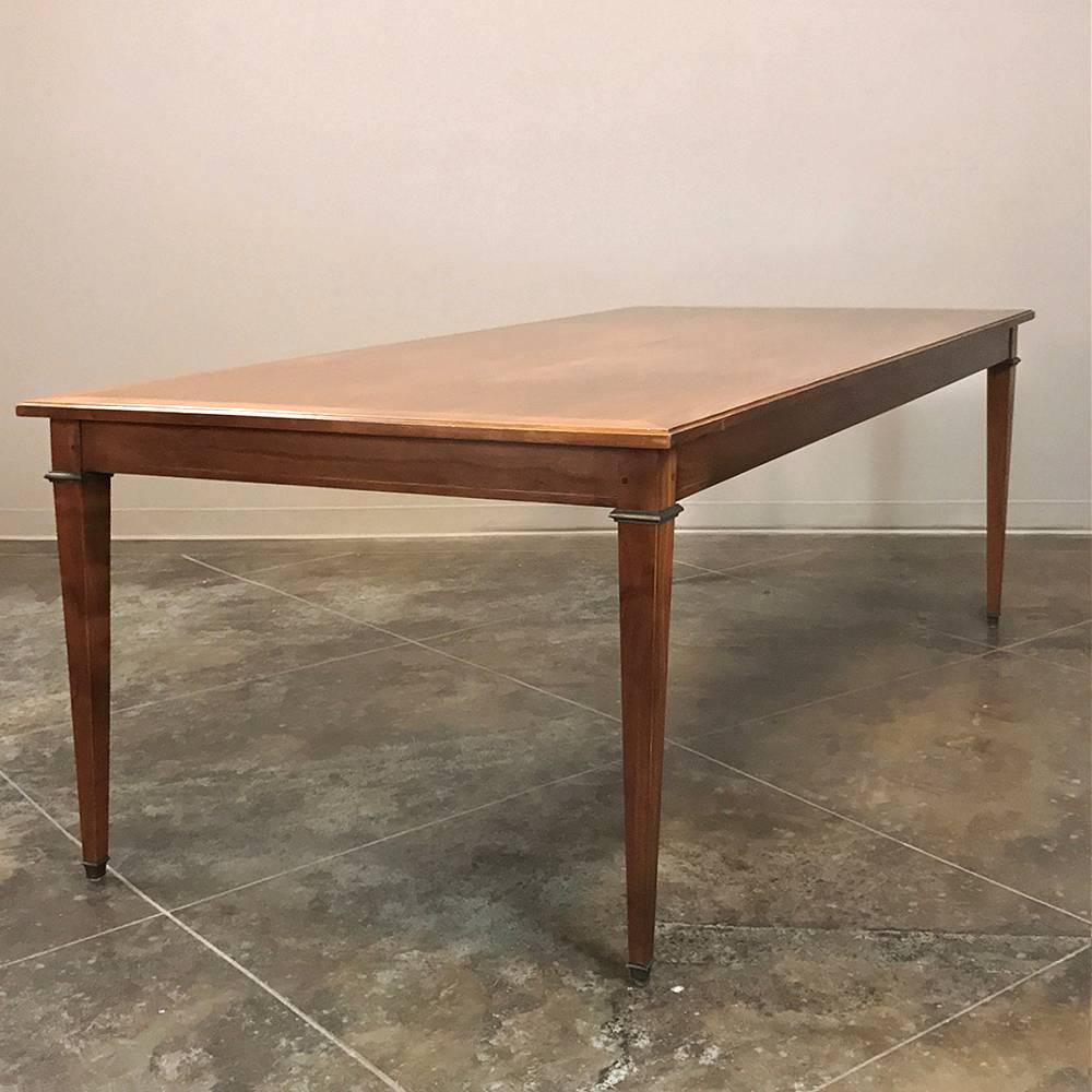 Late 19th Century 19th Century French Directoire Cherrywood Dining Table