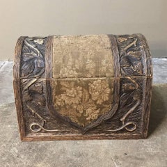 19th Century Black Forest Carved Desktop, Bookcase Box