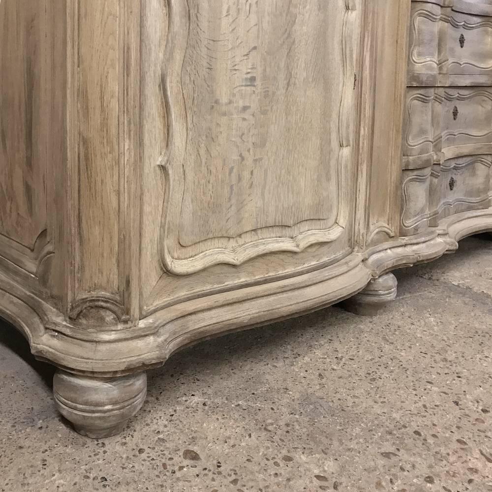 19th Century Country French Stripped Oak Buffet 4