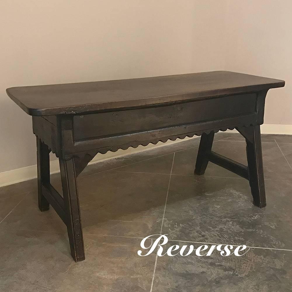 Dutch 18th Century Rustic Country French Console Sofa Table