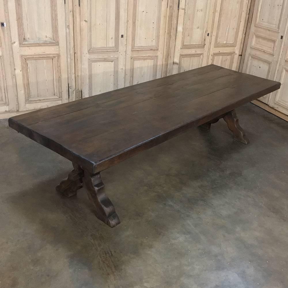 Hand-Crafted Grand 18th Century Rustic Country French Banquet Table