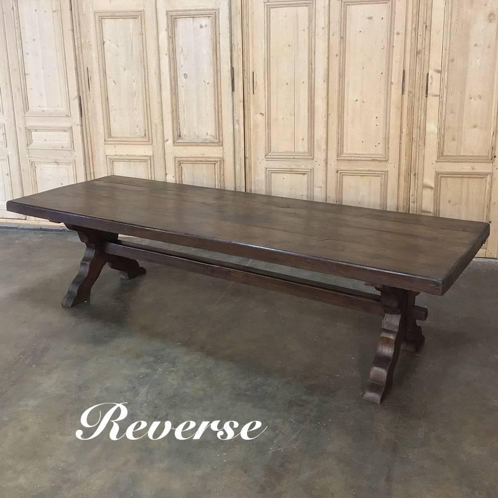 Grand 18th Century Rustic Country French Banquet Table 4