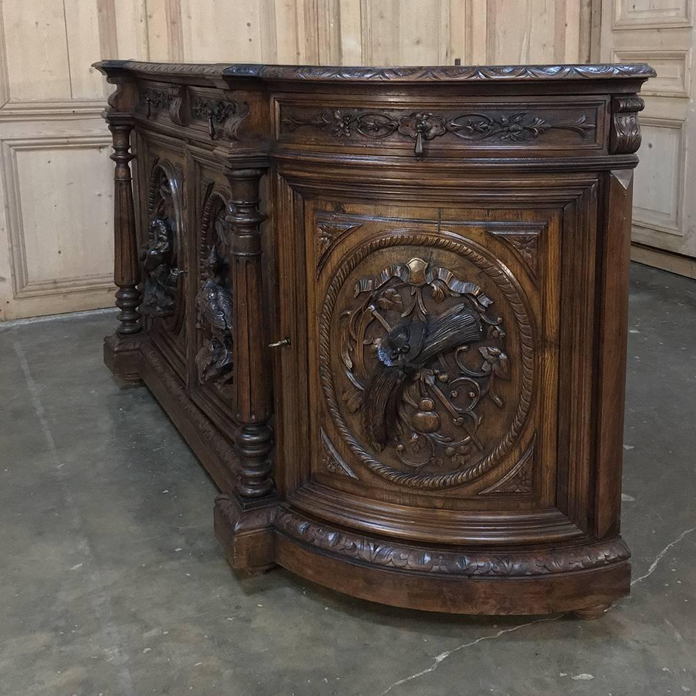 19th Century French Renaissance Hunt Buffet 1