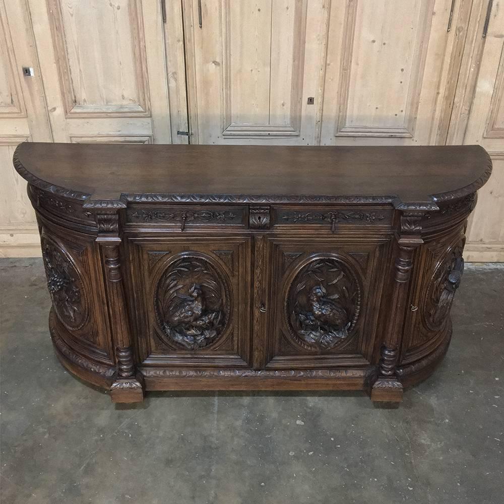 19th Century French Renaissance Hunt Buffet 2