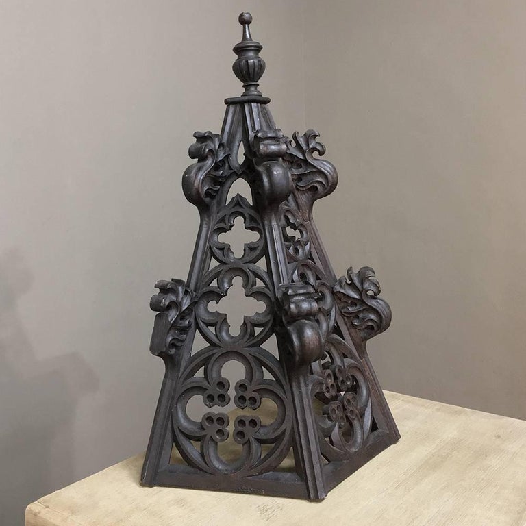 19th Century Gothic Carving, Architectural Fragment / Finial at 1stDibs
