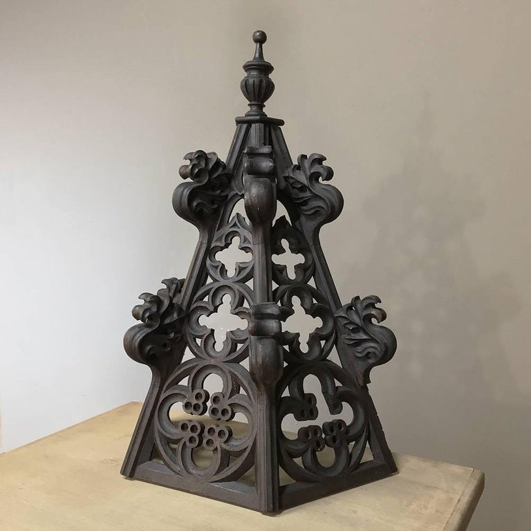 19th Century Gothic Carving, Architectural Fragment / Finial at 1stDibs