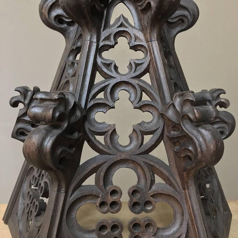 19th Century Gothic Carving, Architectural Fragment / Finial at 1stDibs