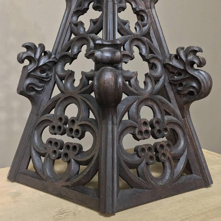 19th Century Gothic Carving, Architectural Fragment / Finial at 1stDibs