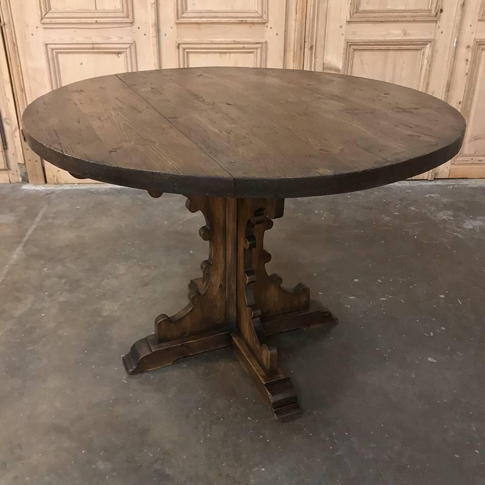 19th Century Gothic Solid Pine Centre Table 2