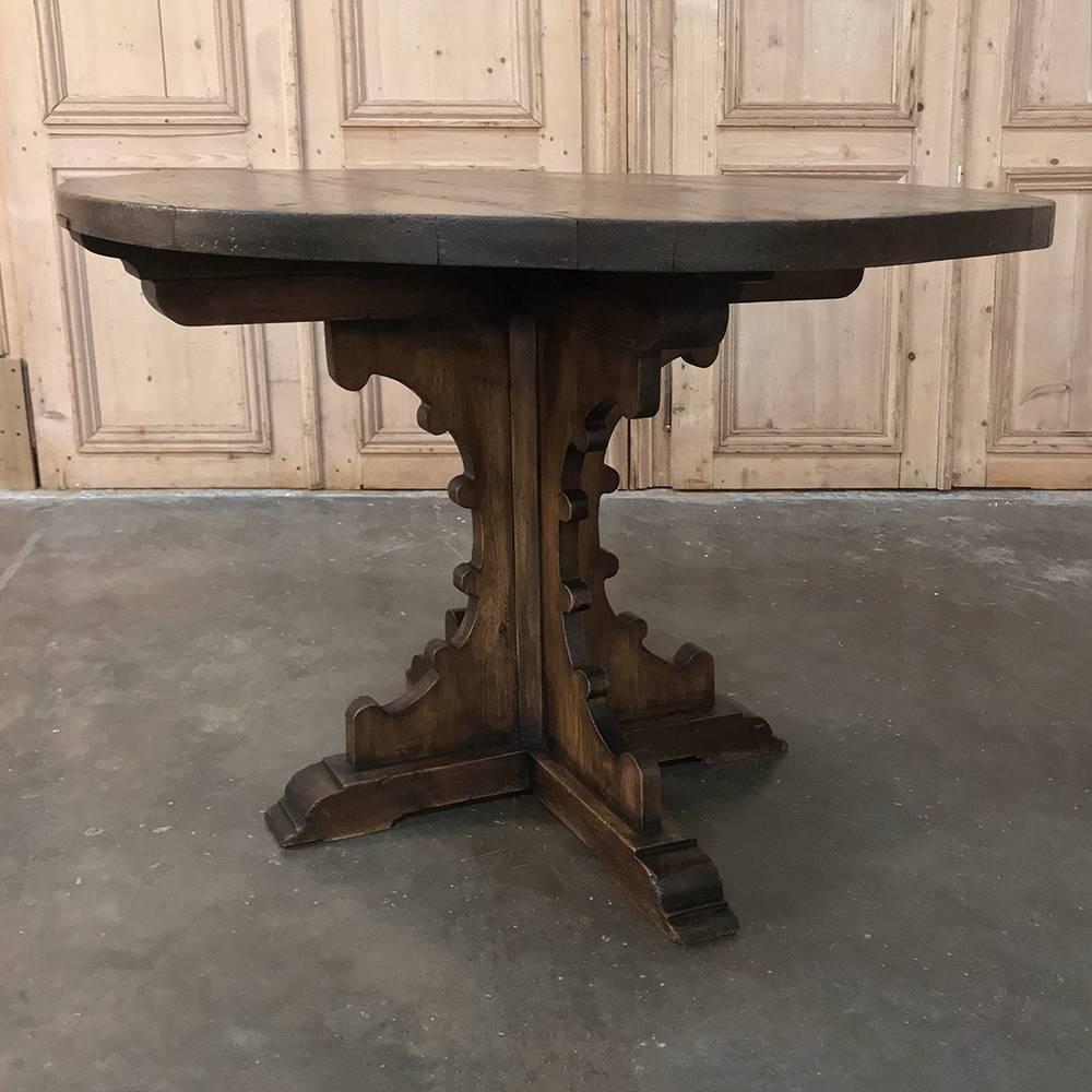 19th Century Gothic Solid Pine Centre Table 3