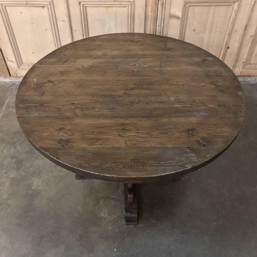 French 19th Century Gothic Solid Pine Centre Table