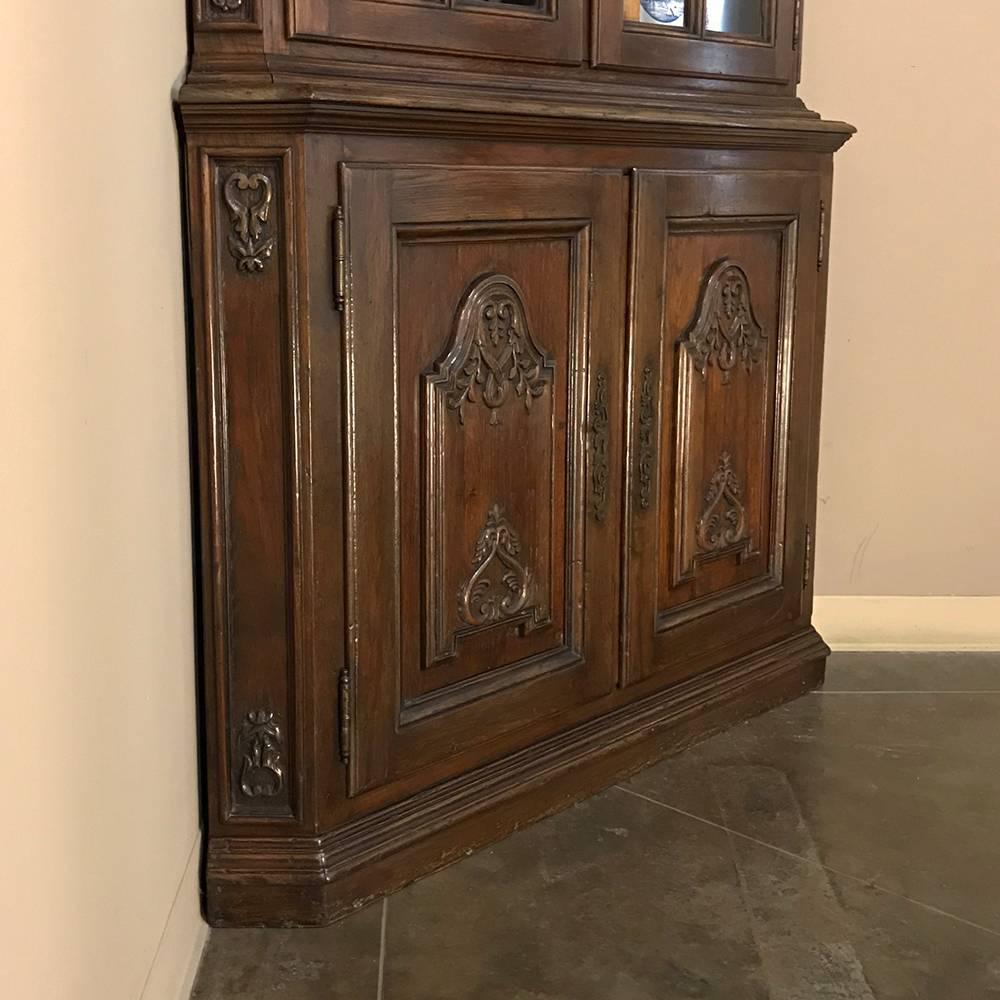 19th Century Country French Corner Bookcase 3