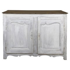 18th Century Country French Provincial Painted Buffet