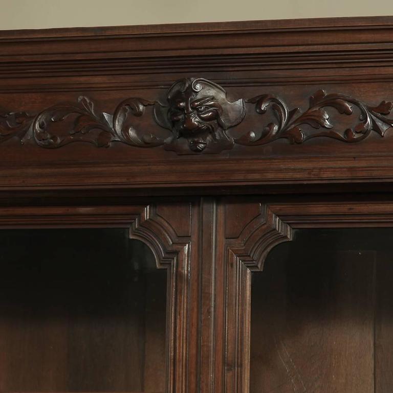 19th Century Renaissance Revival Period Barley Twist Bookcase at 1stDibs