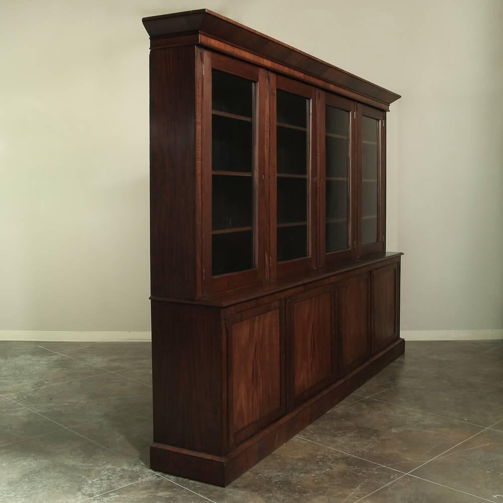 Hand-Crafted 19th Century Grand Louis Philippe Bookcase