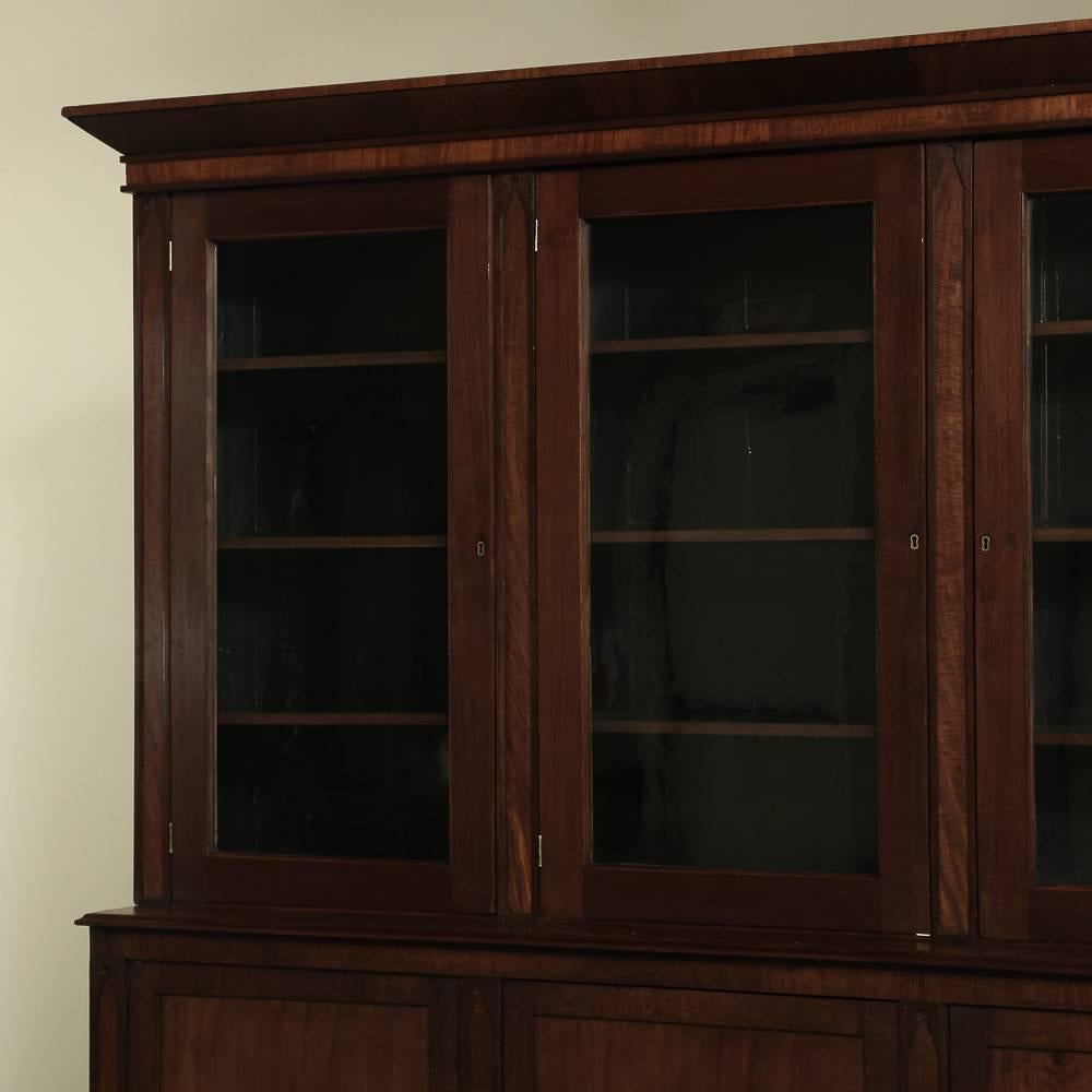 19th Century Grand Louis Philippe Bookcase In Excellent Condition In Dallas, TX