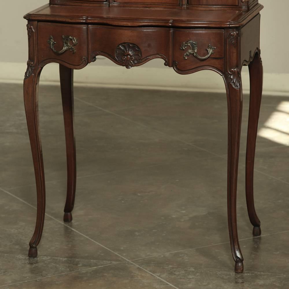 Antique French Walnut Louis XV Vanity/Desk 1