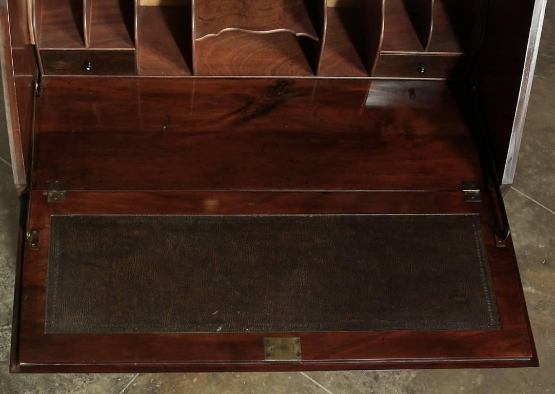 Antique English Mahogany Secretary Bookcase 3