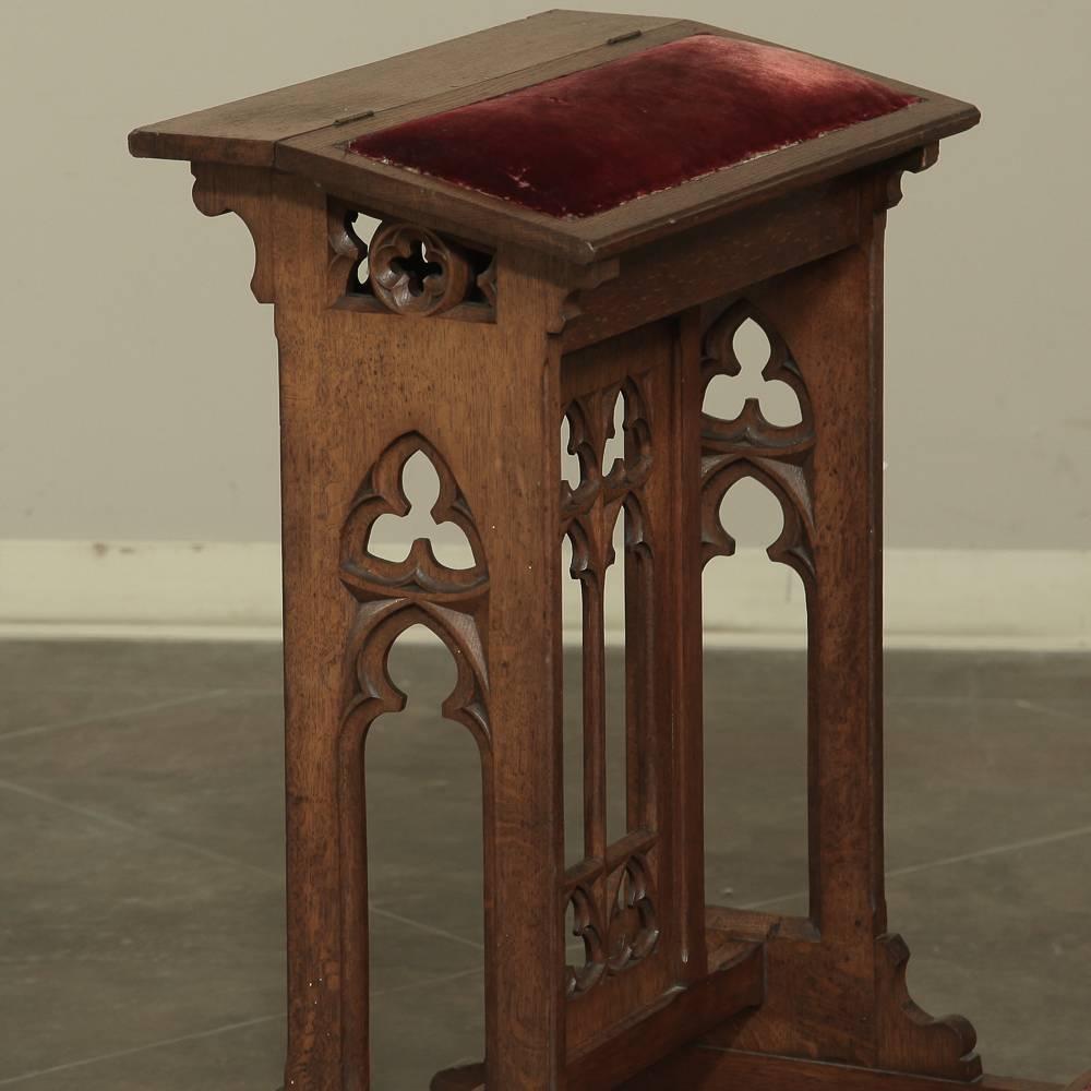 antique prayer bench