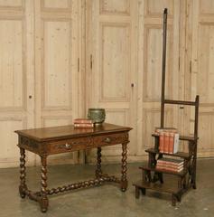 19th Century French Gothic Library Ladder