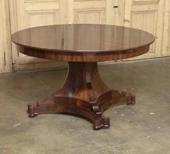 19th Century English Regency Mahogany Banquet Pedestal Table,  seats 12-14.