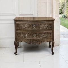 Antique Country French Regence Walnut Commode ~ Chest of Drawers