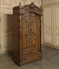 19th Century French Renaissance Walnut Armoire