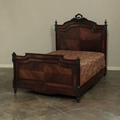 19th Century Neoclassical Rosewood Full Size Bed