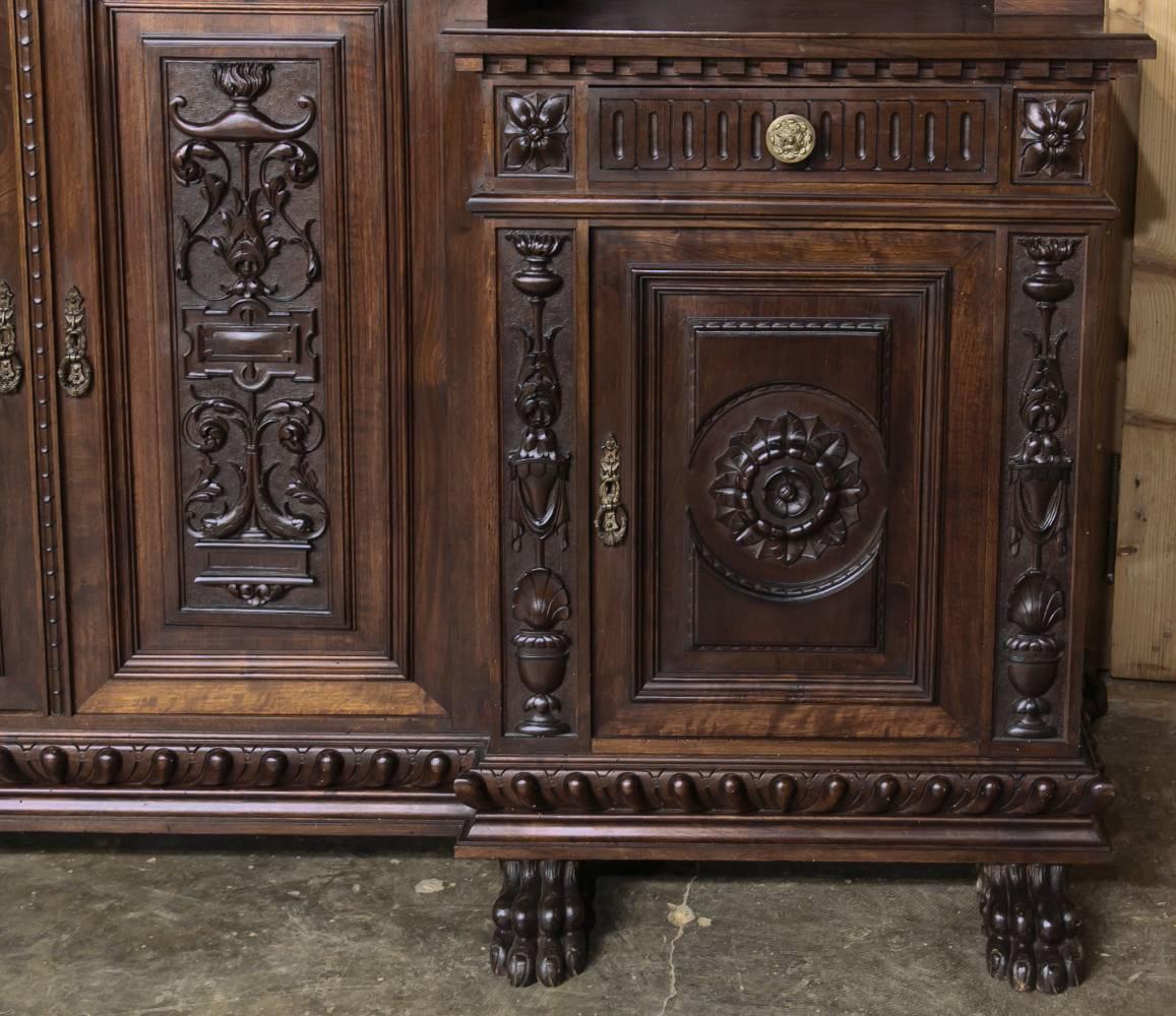 Antique Italian Renaissance Walnut Buffet 3