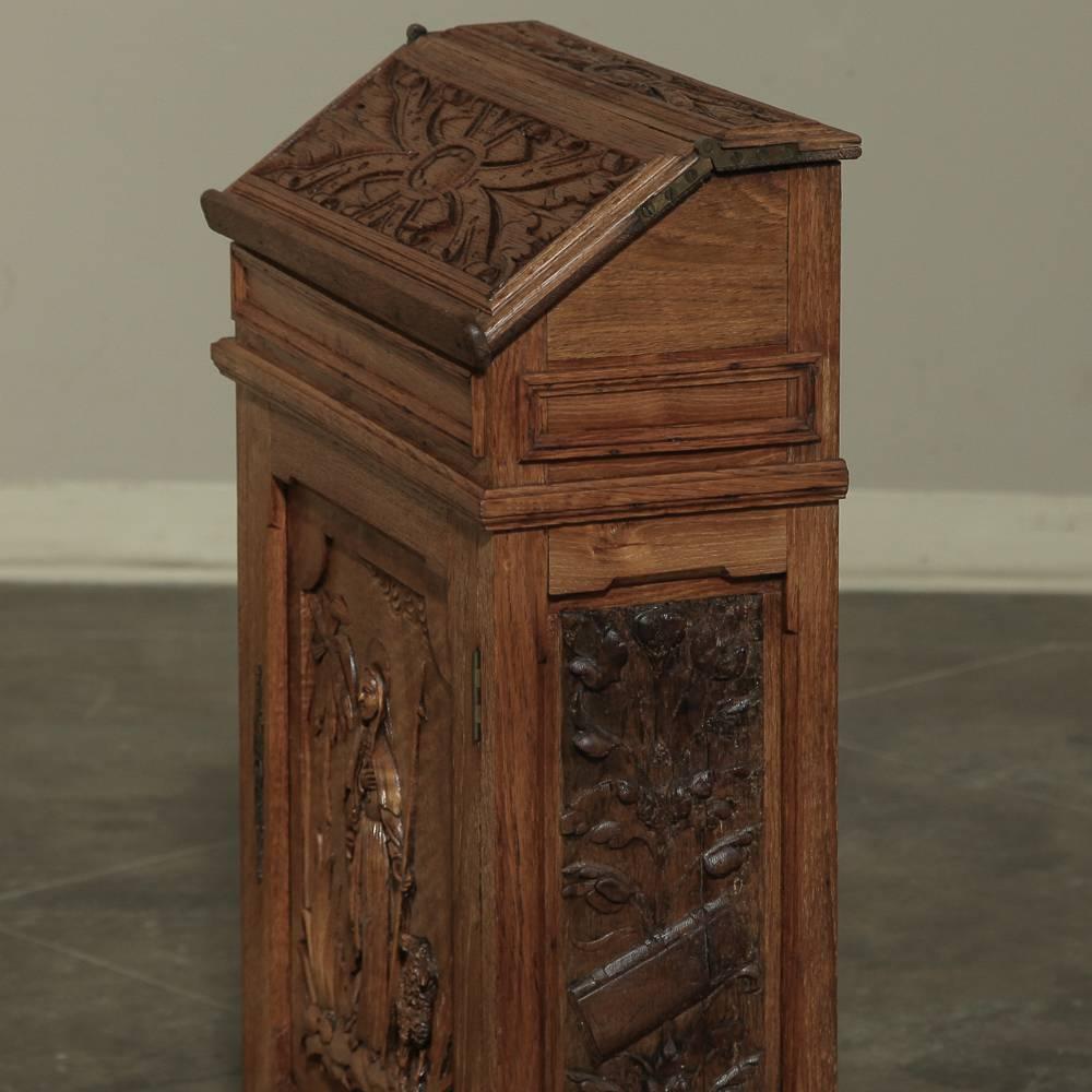 19th Century Gothic Prayer Kneeler or Prie Dieu In Excellent Condition In Dallas, TX