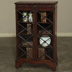 19th Century English Mahogany Petite Bookcase