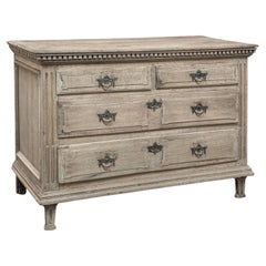 18th Century French Neoclassical Chest of Drawers in Stripped Oak