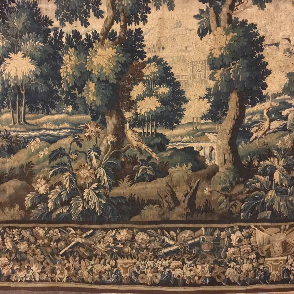 Grand 17th Century Oudenaarde Flemish Antique Tapestry 2