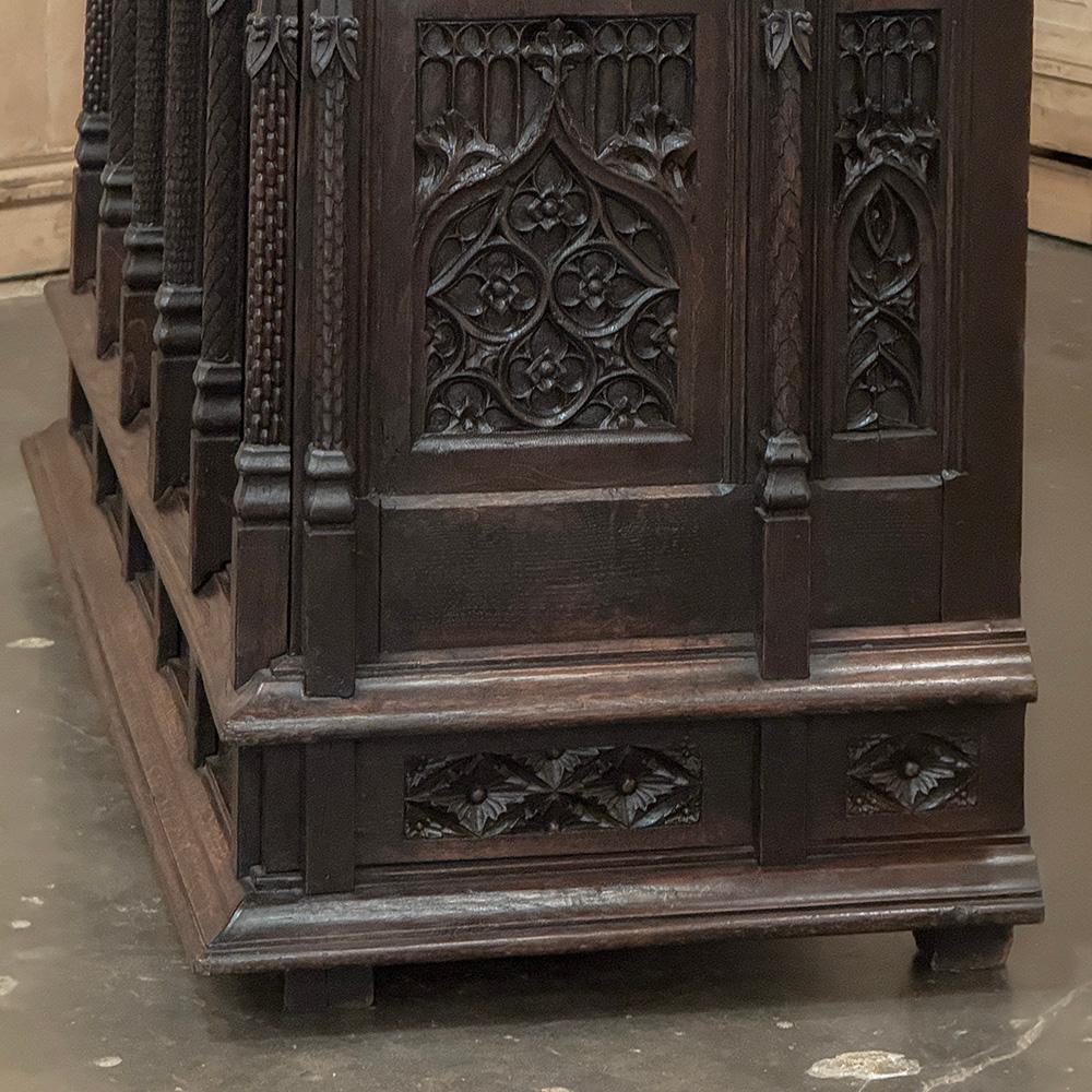 Credenza gotica francese del XIX secolo in vendita 7