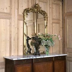 19th Century French Regence Gilded Mirror