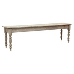 19th Century Stripped English Pine Dining Table